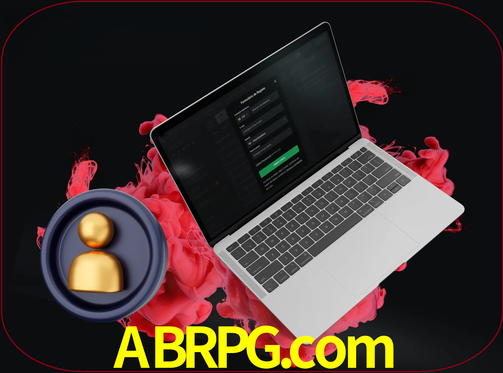 No cabeçalho do site abrpg, clique no botão que o levará a um formulário especial onde terá de introduzir as suas informações actuais.