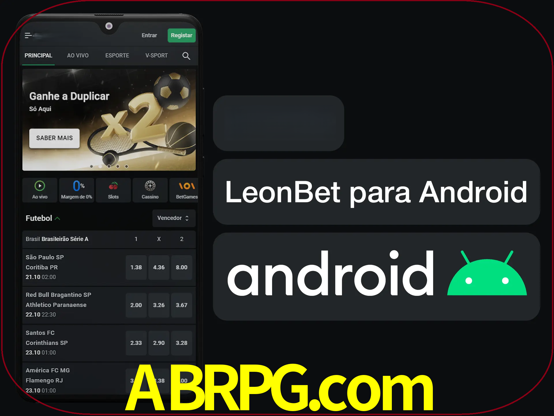 Adquira sua versão poket de LeonBet.