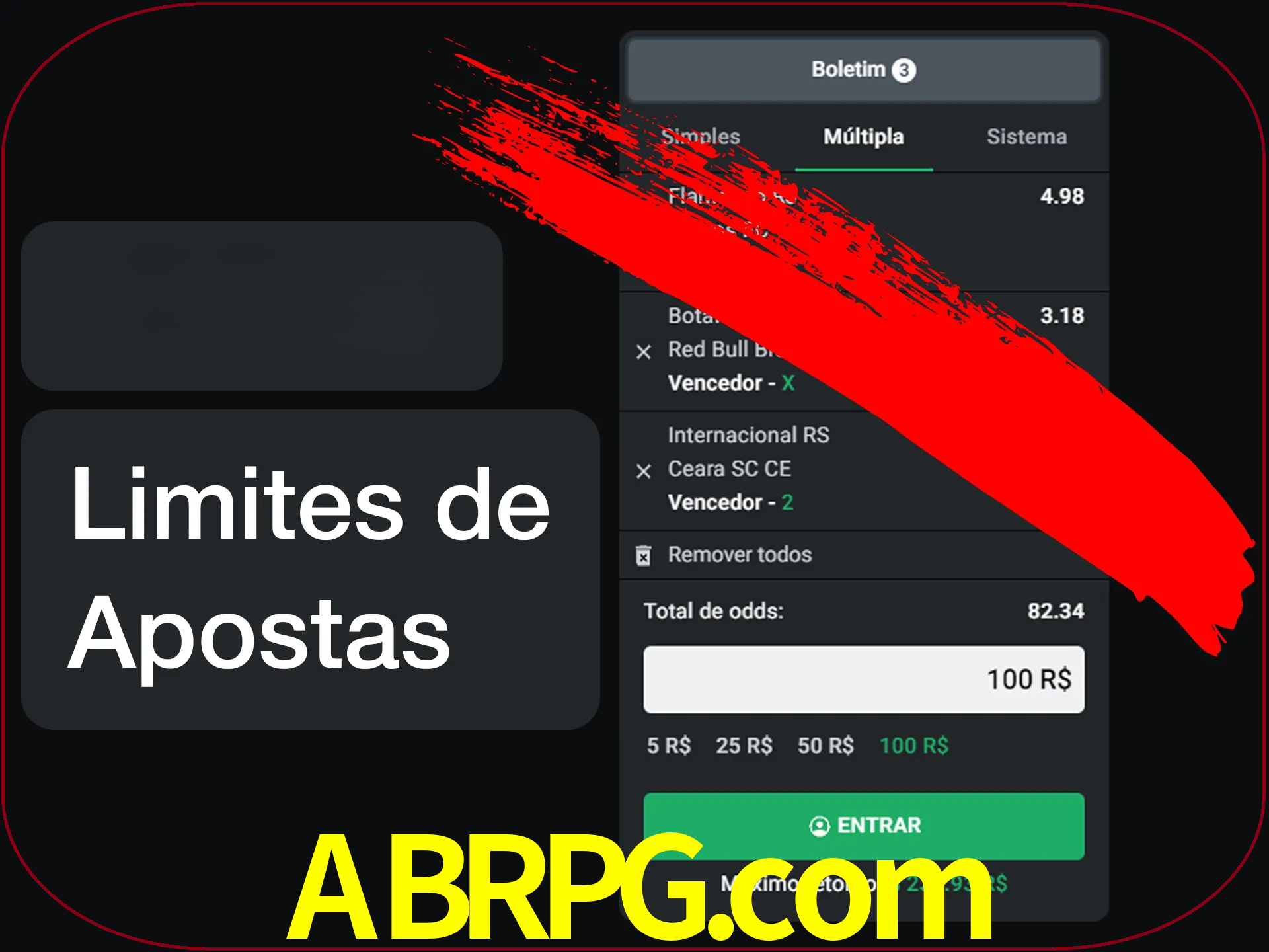 Não faça apostas loucas.